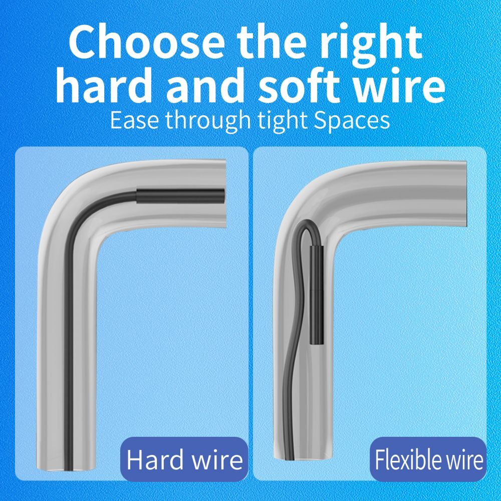8MM Borescope Endoscope Snake Inspection Camera Cable Direct Connect To iPhones