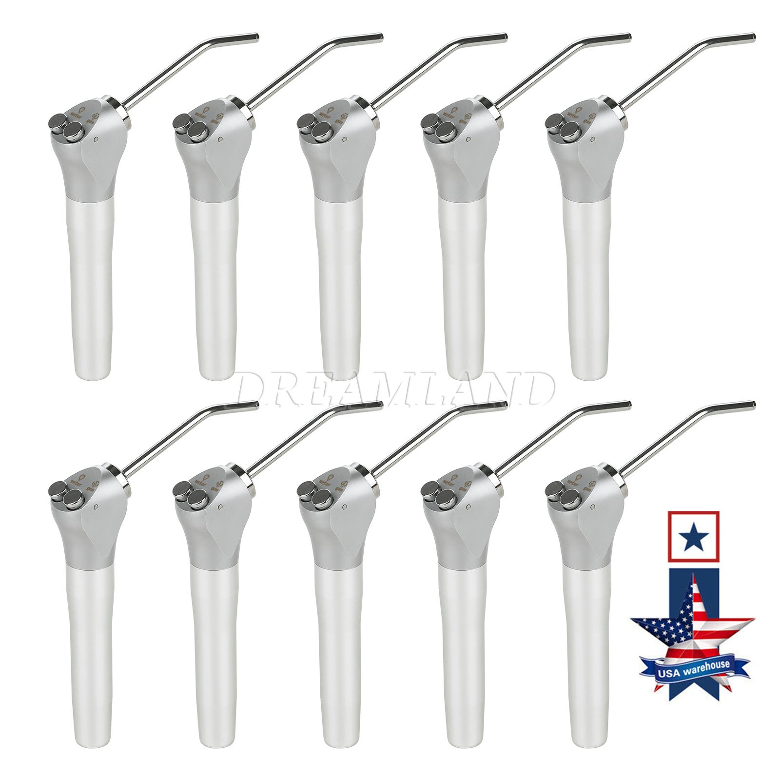 1-20pcs Dental Air Water Spray Triple Syringe with Nozzles/Tips/Tubes