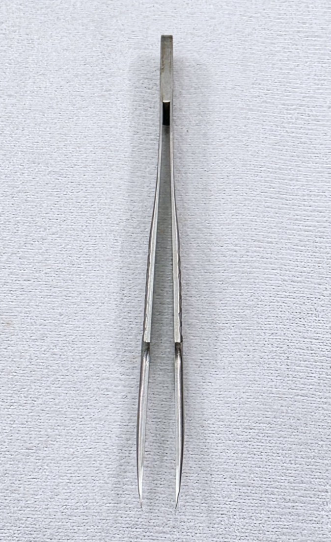 ASSI ASSI.D5A Vessel Dilator Forceps 11cm Angulated 0.3mm Tip Surgical