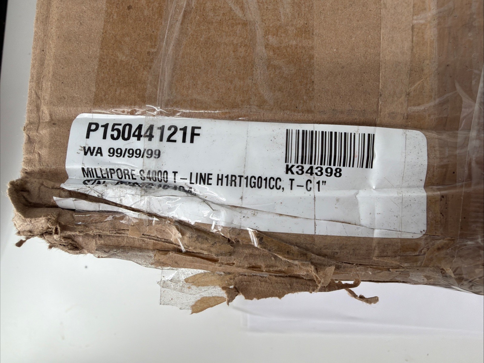 Millipore H1RT1G01CC Single-Round T-Line Sanitary Filter Housing, S4000, 10in