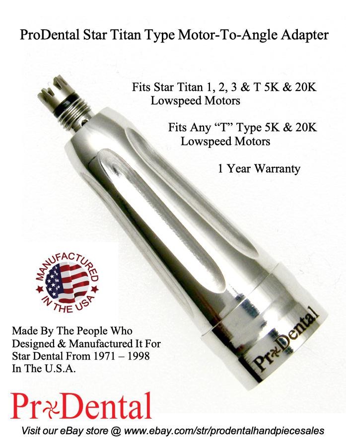 Star Titan Type Motor-To-Angle Dental Handpiece Adapter – ProDental