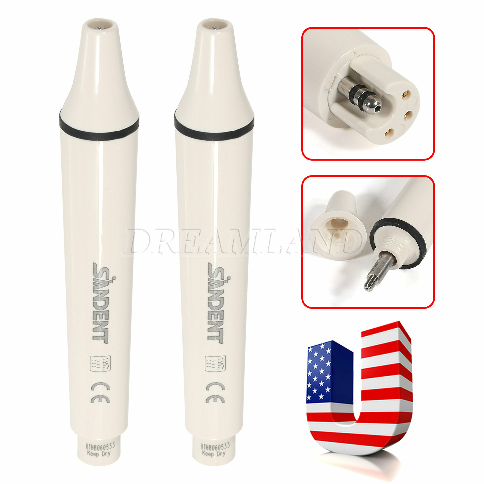 1/3/5 Dental detachable Handpiece for SKYSEA EMS Piezoelectric Scaler CE