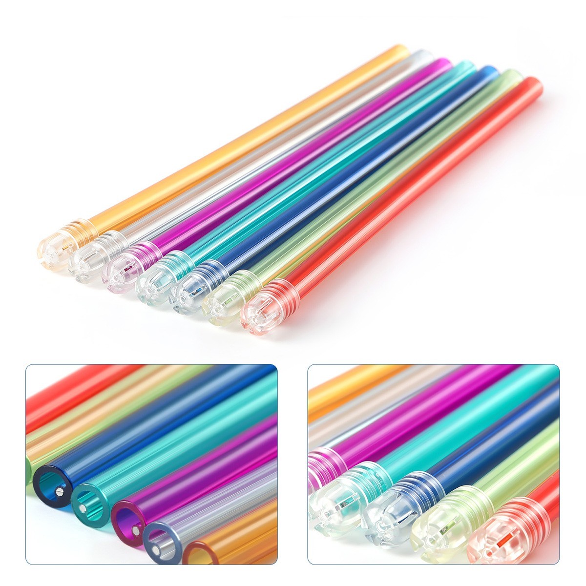 100pcs AZDENT Dental Disposable Saliva Ejectors Suction Tips Assorted Color