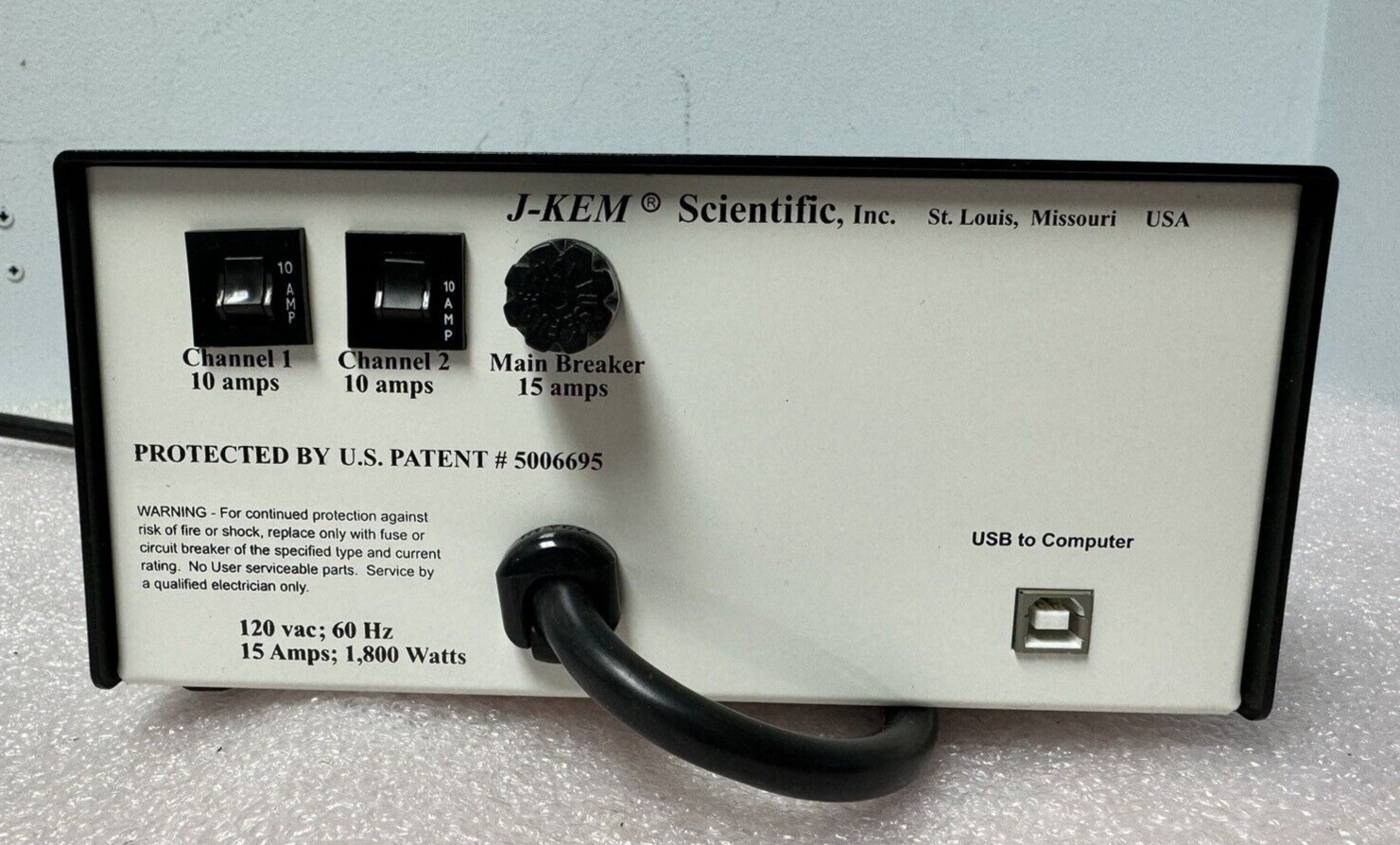 J-Kem Gemini Dual Temperature Controller with USB to Computer Port, T-Type. New!