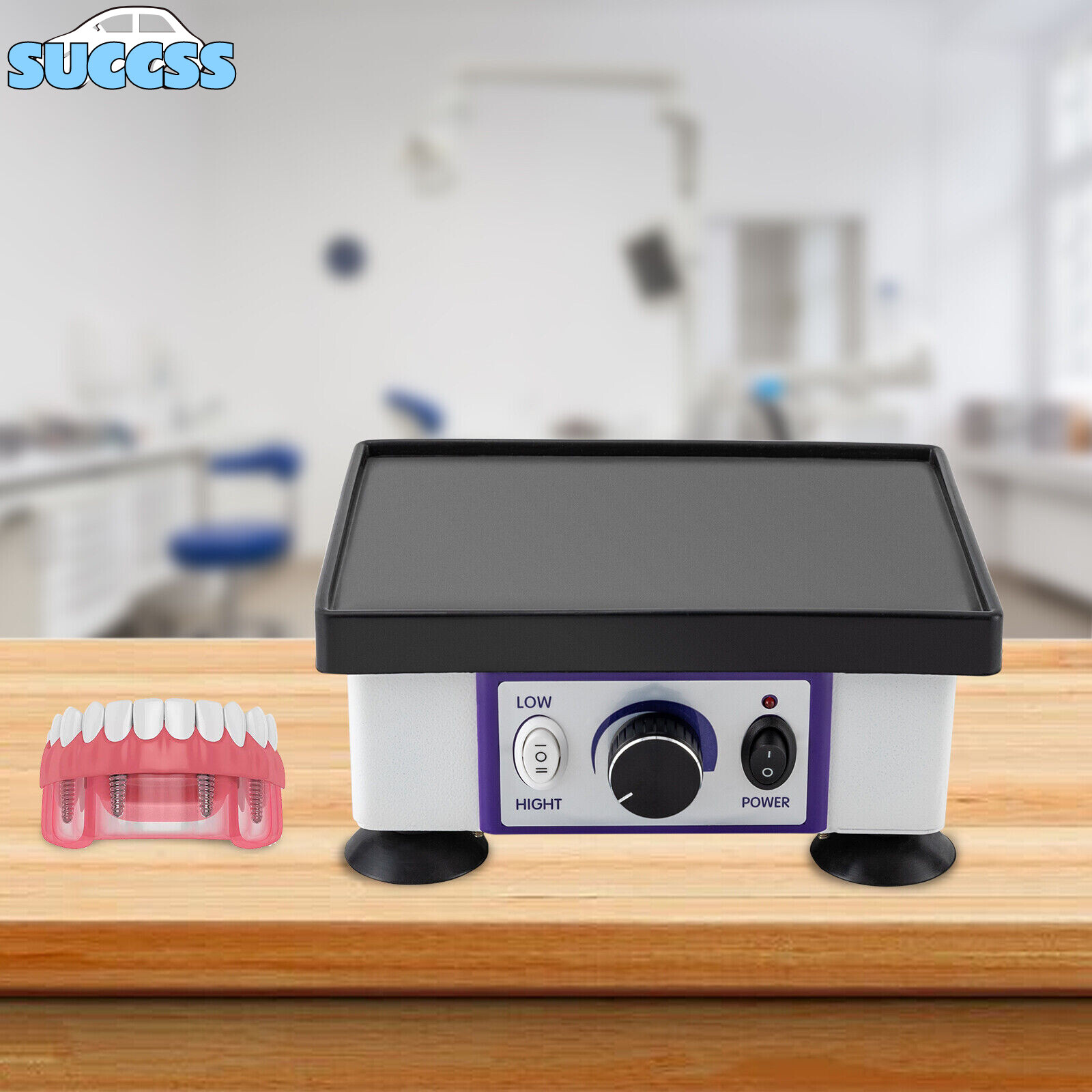 Dental Laboratory Equipment Square Quartet Vibrator Vibrating Oscillator 120W US