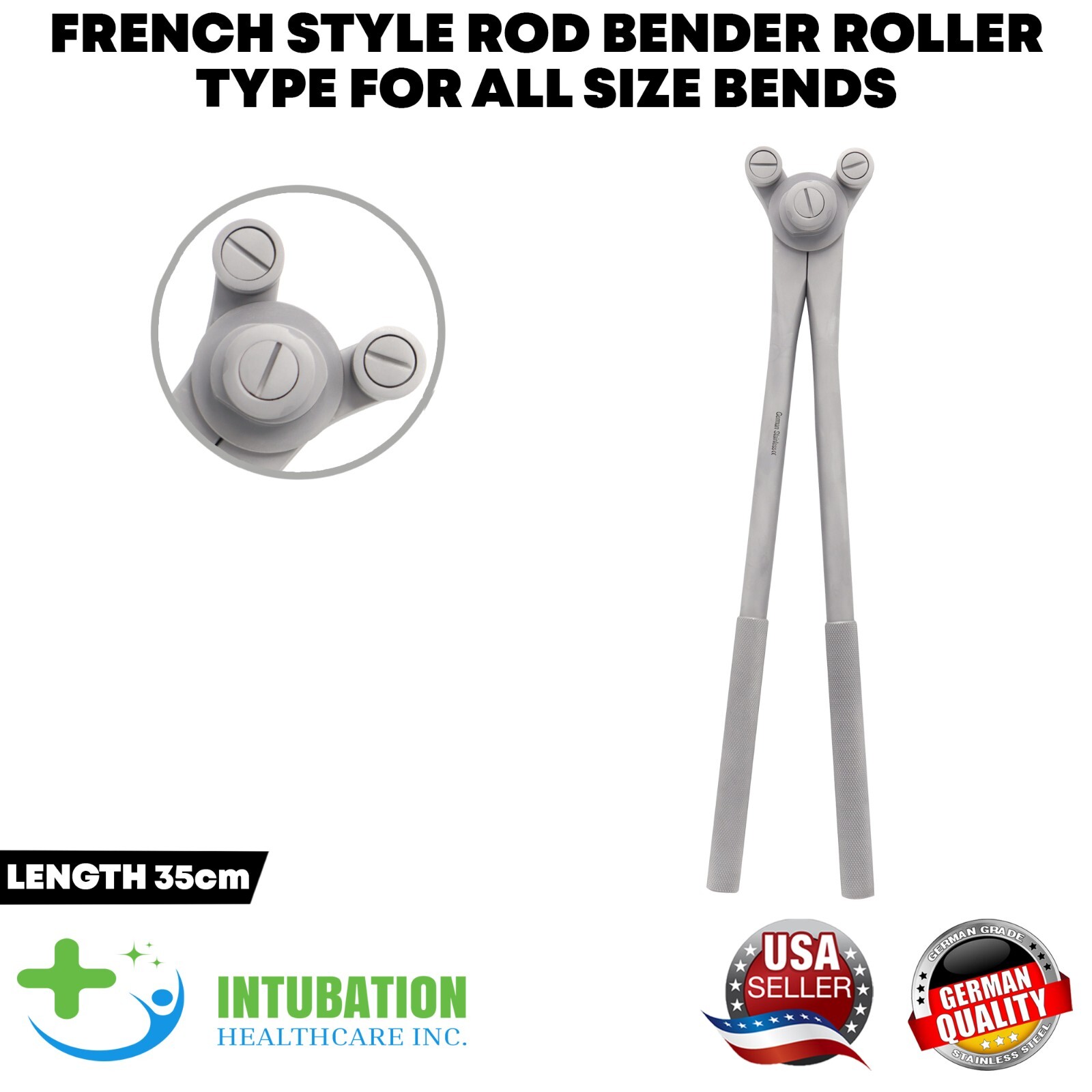French Style Rod Bender 35cm Roller Type Orthopedic Surgical Instruments