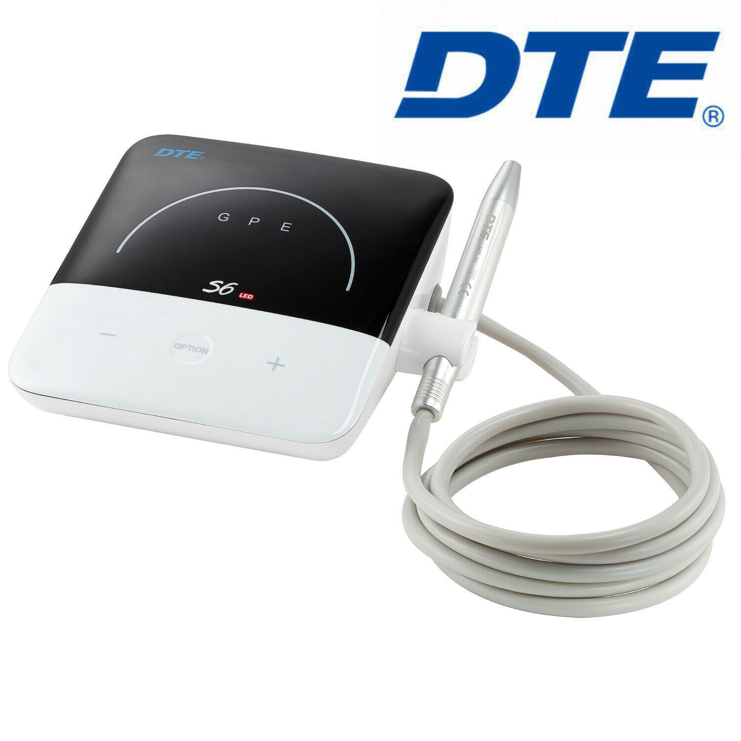 DTE S6 LED Dental Ultrasonic Scaler with HD-8L LED Handpiece 7 Piezo Tips
