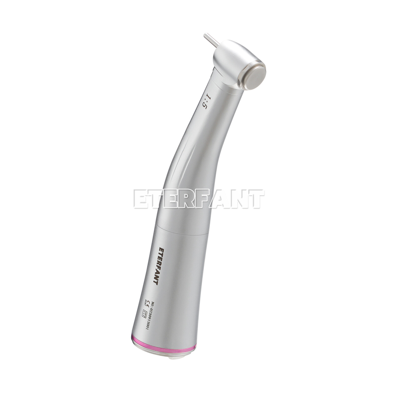 ETERFANT Dental 1:5 Increasing Contra Angle LED Optic Fiber F/NSK Electric Motor