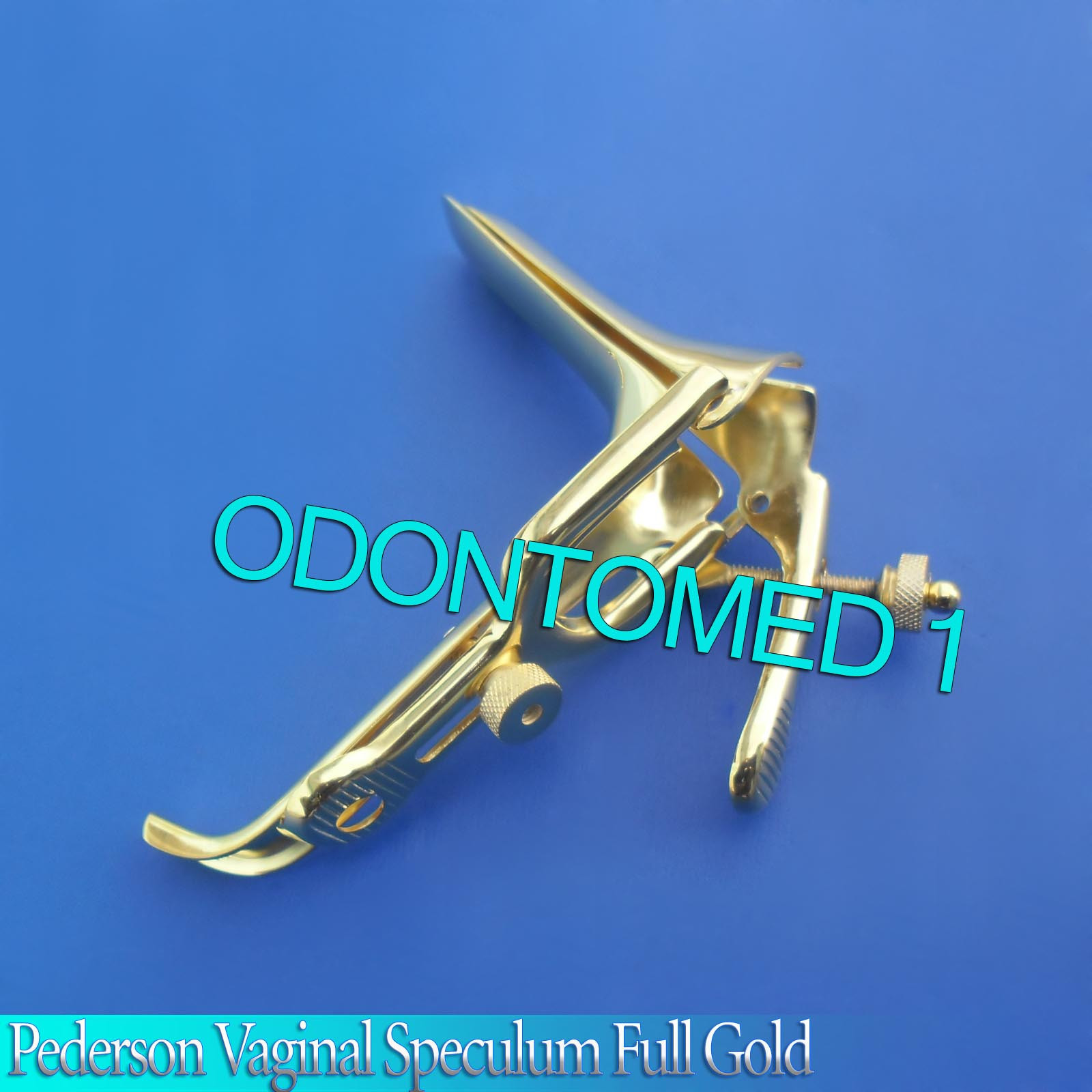 Pederson Vaginal Speculum Full Gold Small OB/Gynecology Instruments