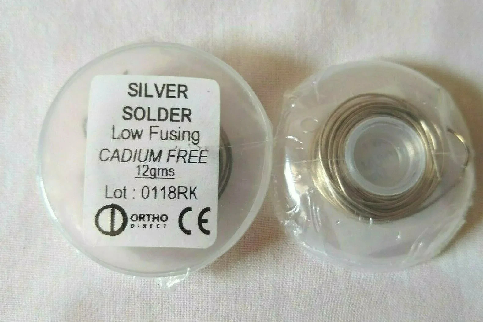 Orthodontic Dental Universal Silver Solder Roll 1 Piece For Bands 12 gr