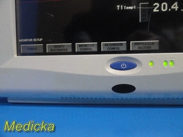 Spacelabs 91370 Ultraview SL Monitor- 91496 Module – ECG/SpO₂/NIBP/Temp ~ 38418
