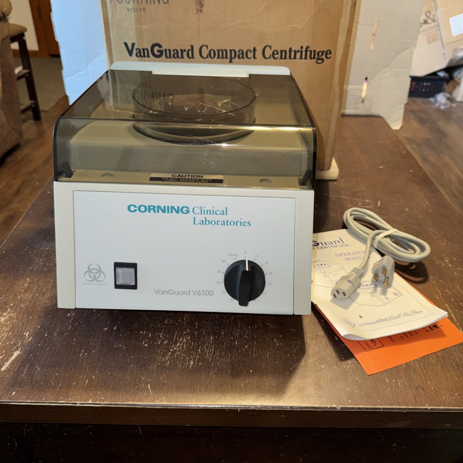 Hamilton Bell Vanguard V6500 Centrifuge – 3400RPM Never Used