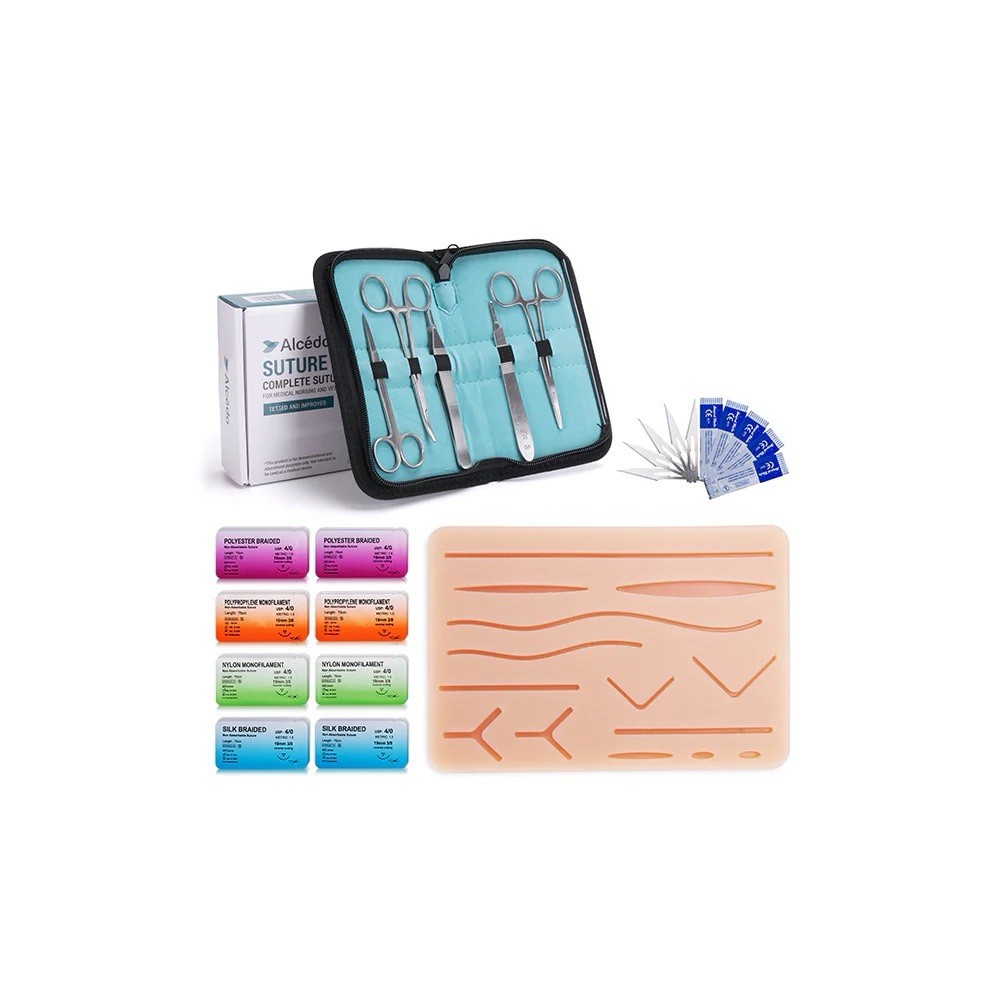 Alcedo | Complete Practice Suture Kit | Medical, Veterinary, PA Students