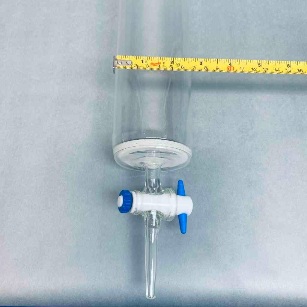 SC Glass Tech Chromatography Column 24/40 500ml Reservoir 2.5 x 12 in. with Stpk