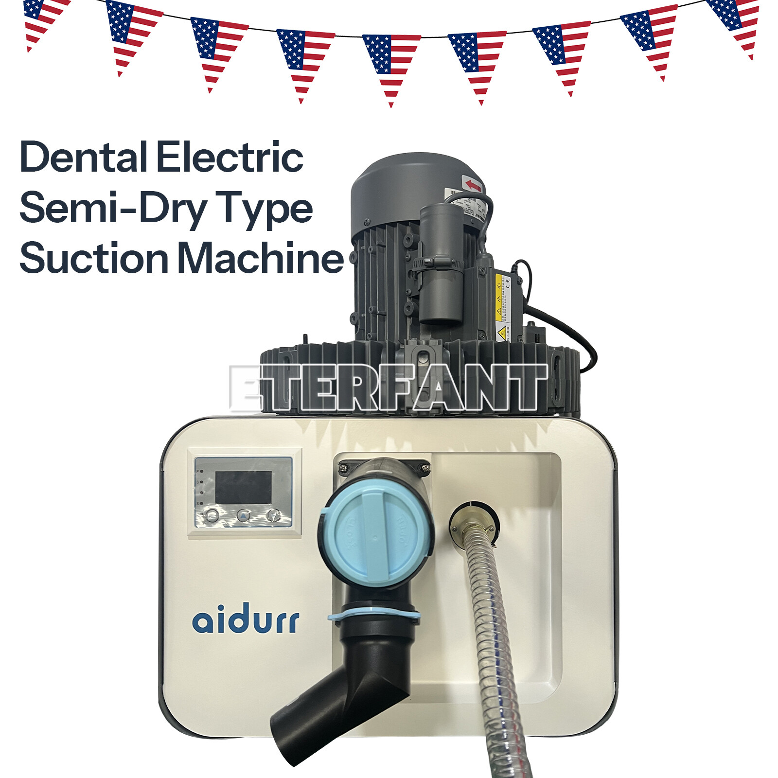 Dental Electric Suction Machine Vacuum Pump System Semi-Dry Type 600L/2200L/min