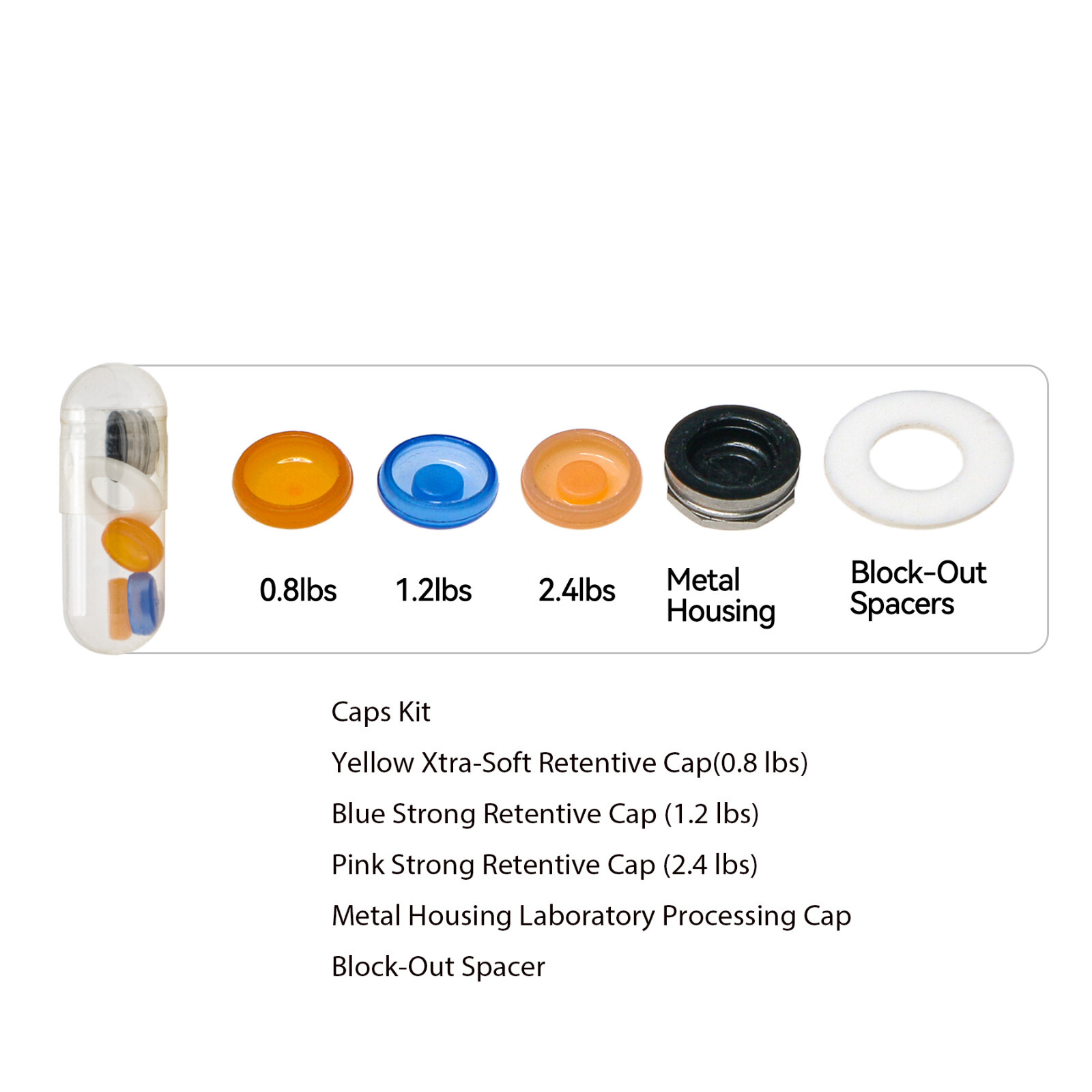 Multi-Unit Locator Abutment ∅4.8mm fits Osstem Hiossen Nobel Active H3.0mm/5.0mm