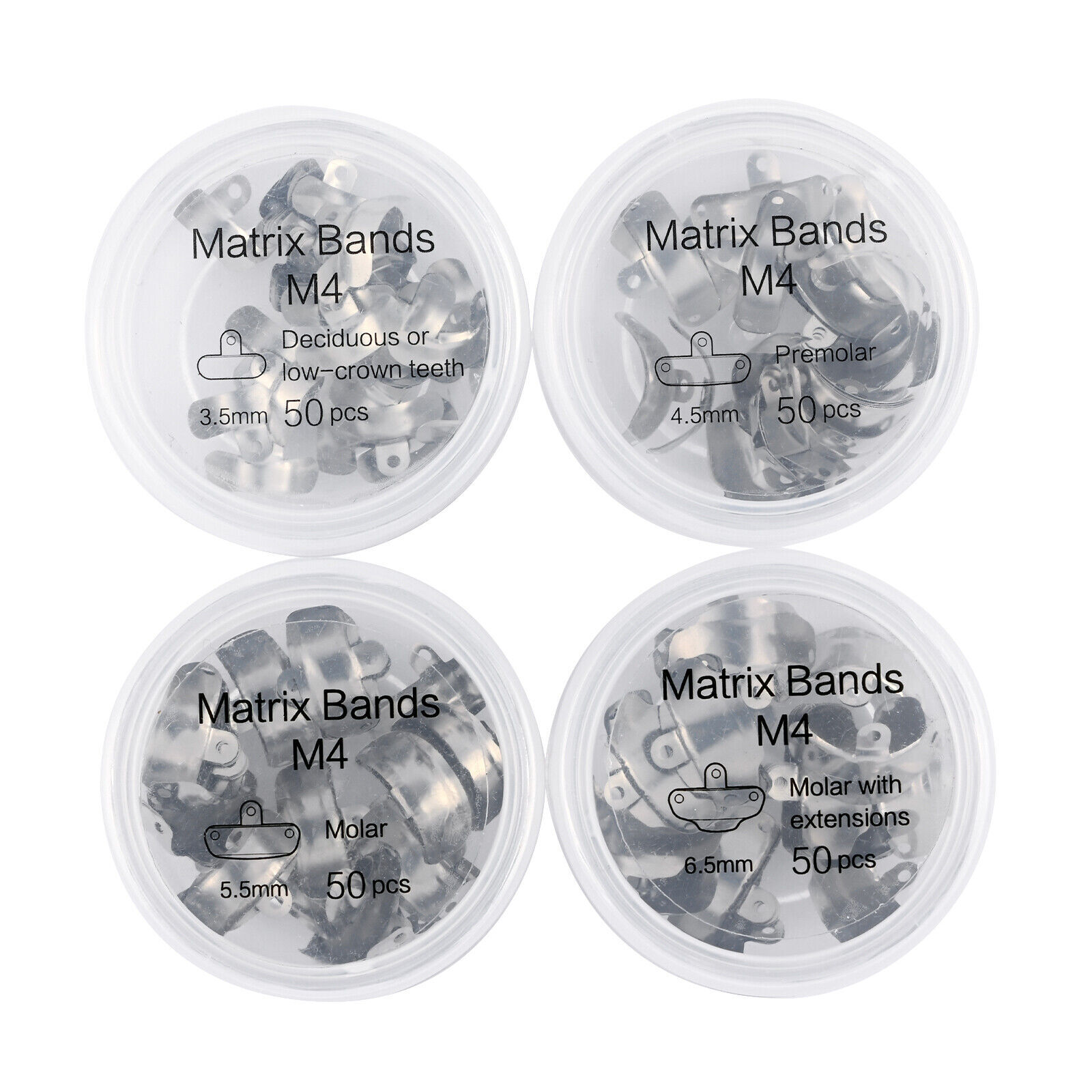 Dental Matrix Bands Ring Narrow Standard Ring Titanium Clamp Fit Garrison V3