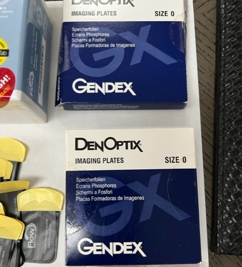 2 Gendex Den Optix Imaging Phosphor Plates Size 0- Pack of 2 Each