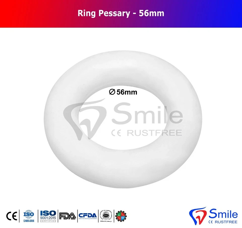 Ring Vaginal Pessary Silicon Non Sterile Vaginal Prolapse ⌀ 56 To ⌀85mm Set Of 6