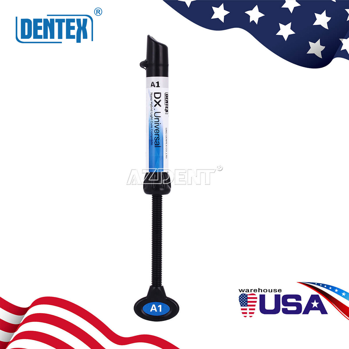 Dental Universal Composite Resin Light Cure Dentex A1/A2/A3/A3.5/B1/B2