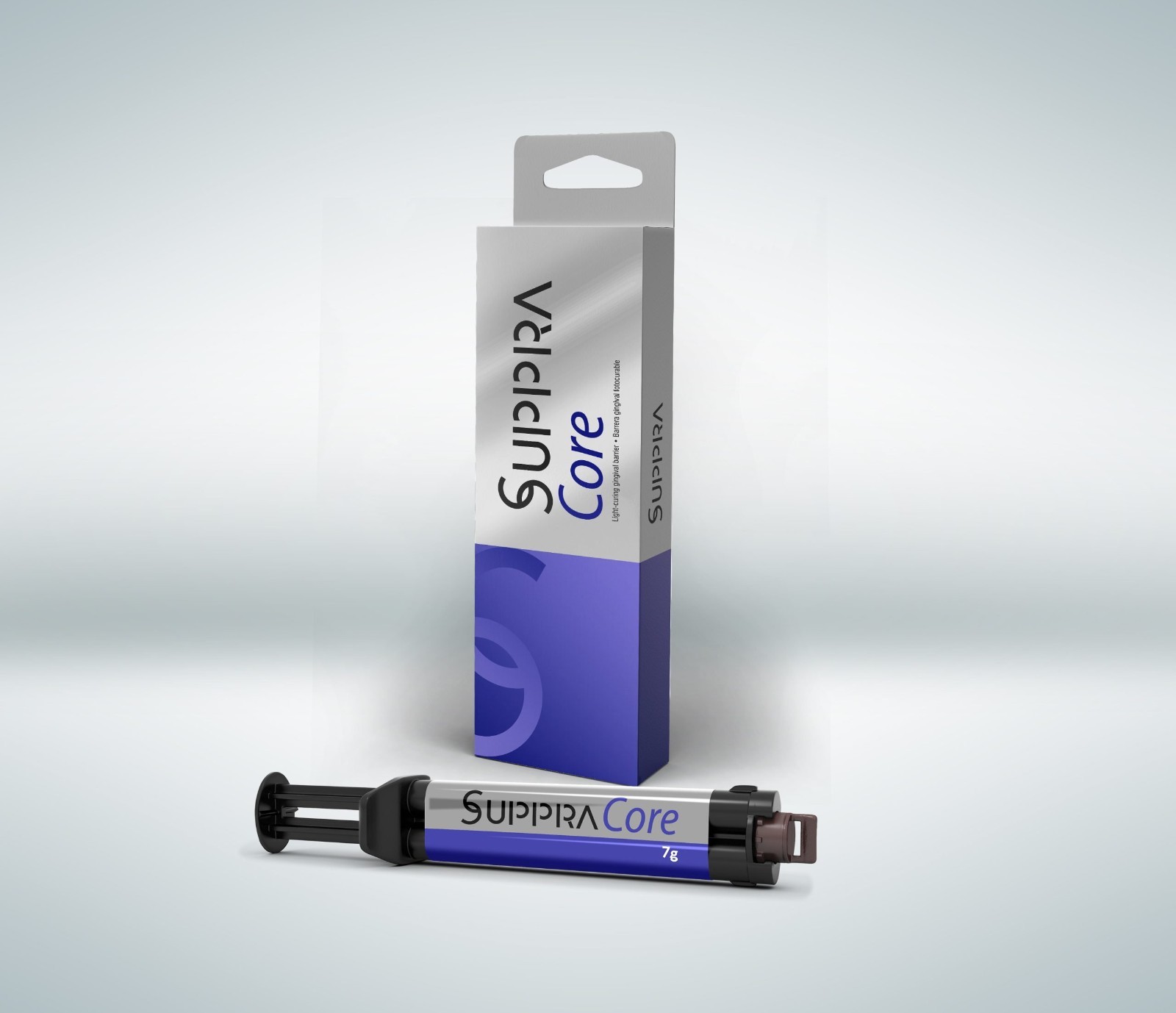 SUPPRA Core Curing Resin Cement Core Build Up 3-in-1 6g Shade A2 Exp: 2026/03/26