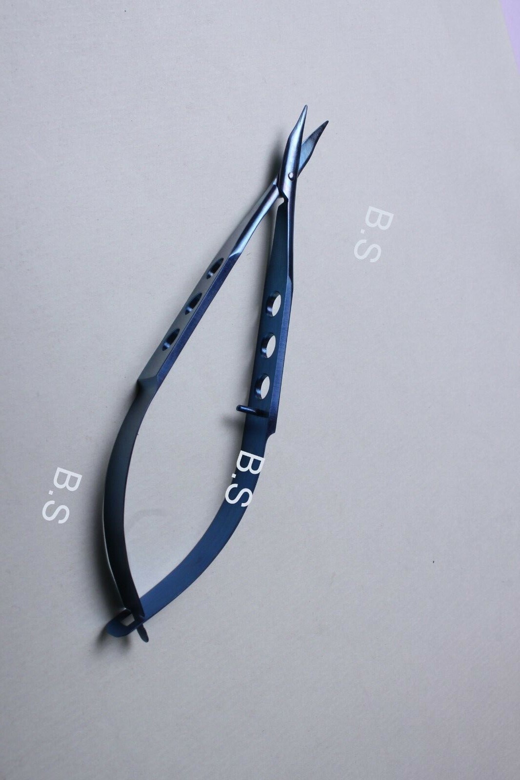 Titanium Westcott Tenotomy Micro Scissors Body 16 mm 21 mm Curved Ophthalmic Eye