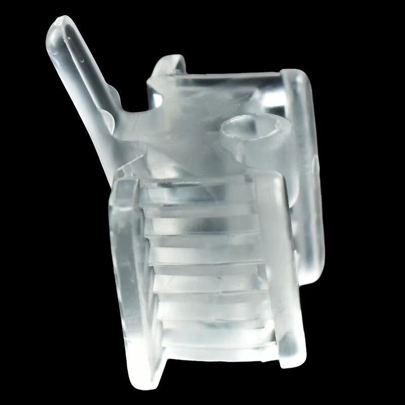 Dental Autoclavable Bite Block Clear Mouth Prop Holding Saliva Ejector Suction