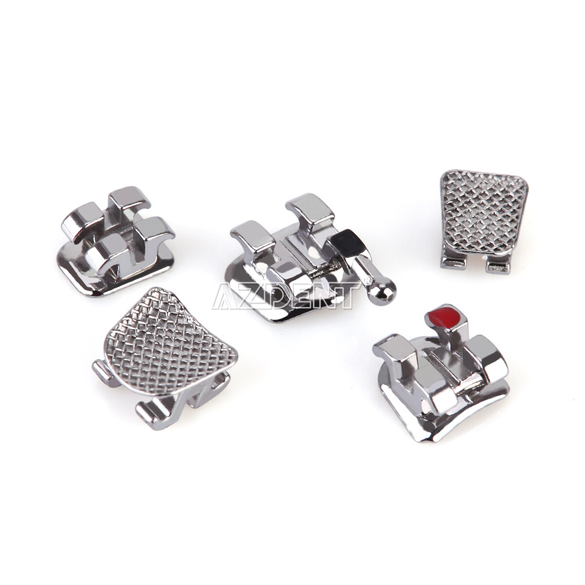 10X Brackets de Ortodoncia Dental Mini Estándar MBT Roth 0.022 Ganchos 3 4 5