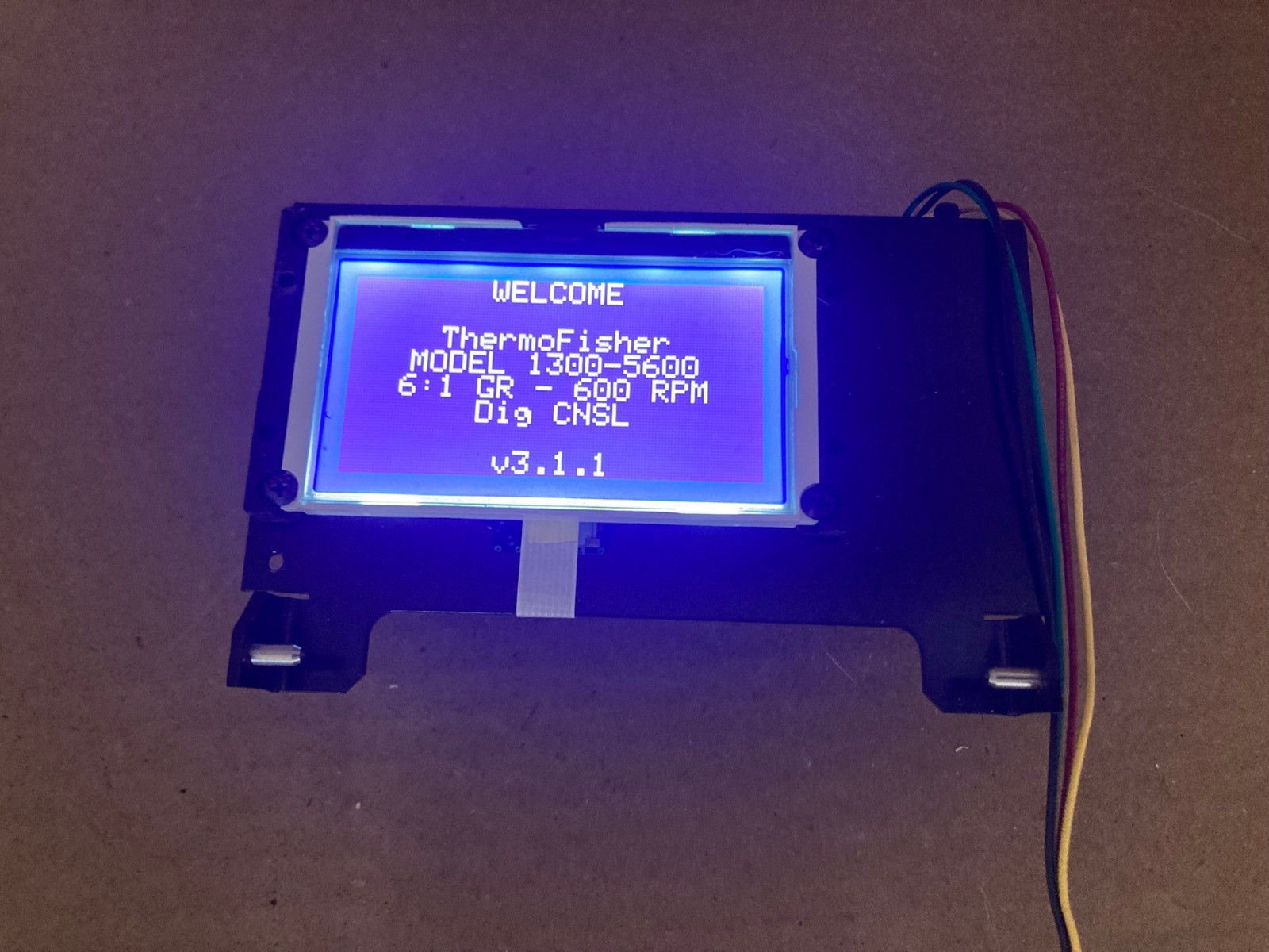 Replacement Display for Thermo Masterflex P/S 1300-5600 Digital Pump – Used
