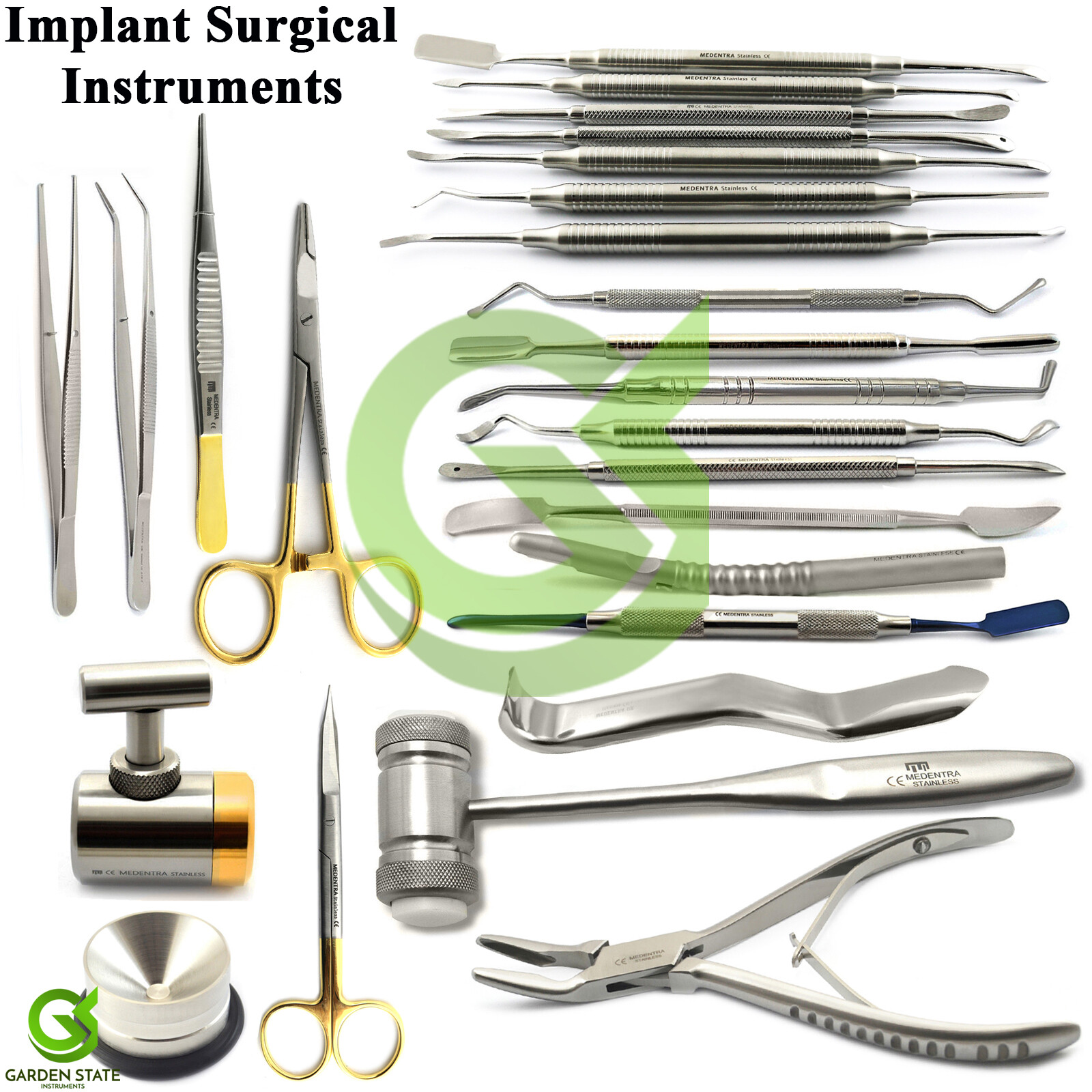 NEW Implant Periosteal Oral Surgery Instruments Sinus Lift Bone Grafting Crusher