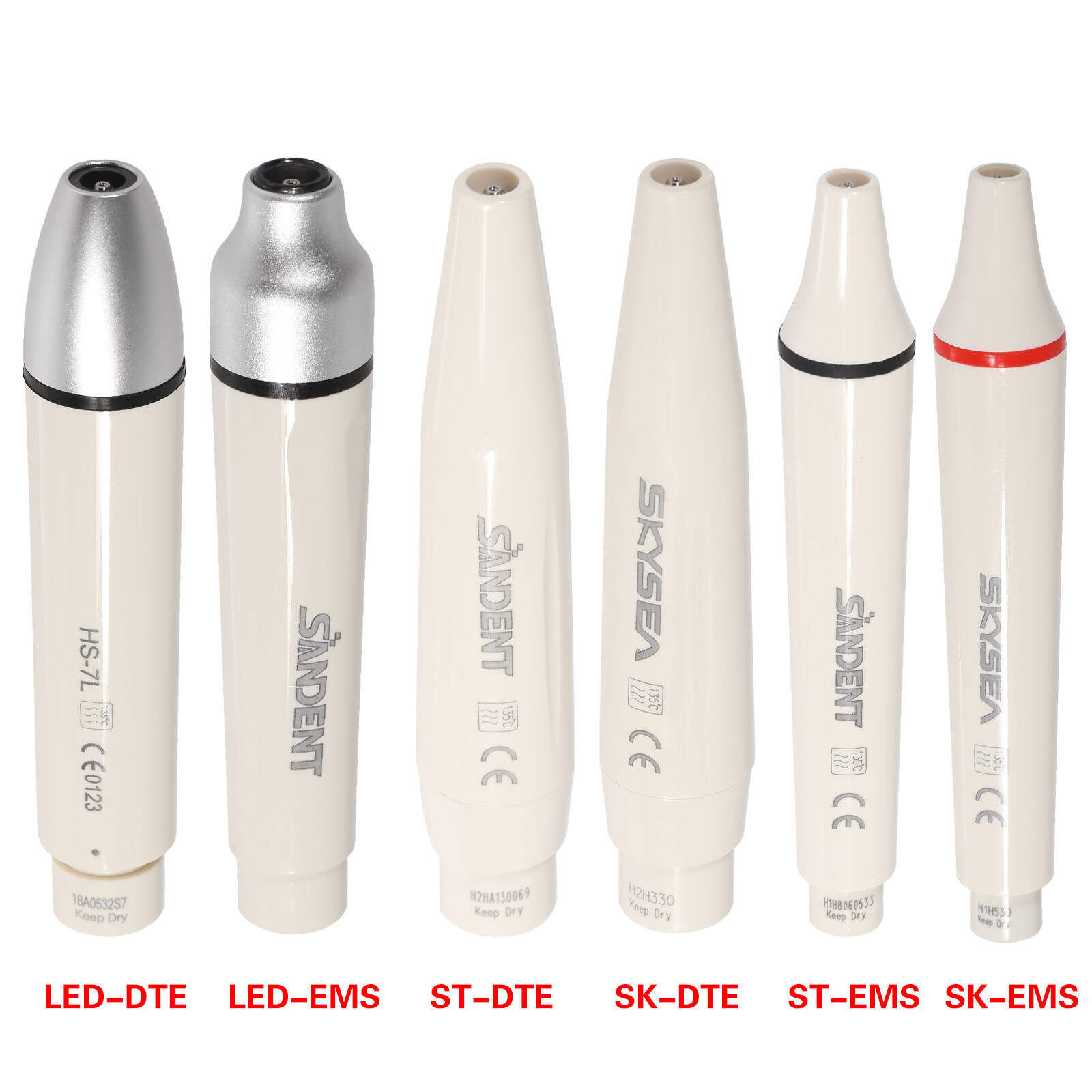 Piezo Scaler Handpiece None-LED/LED For EMS WOODPECKER / DTE SATELEC