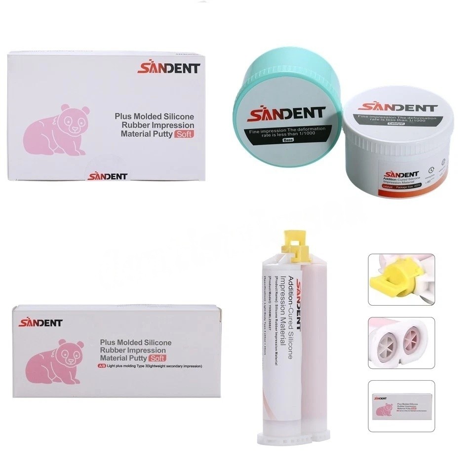 VPS PVS Dental Impression Silicone Material Putty + Light Body Set B Fast/Normal