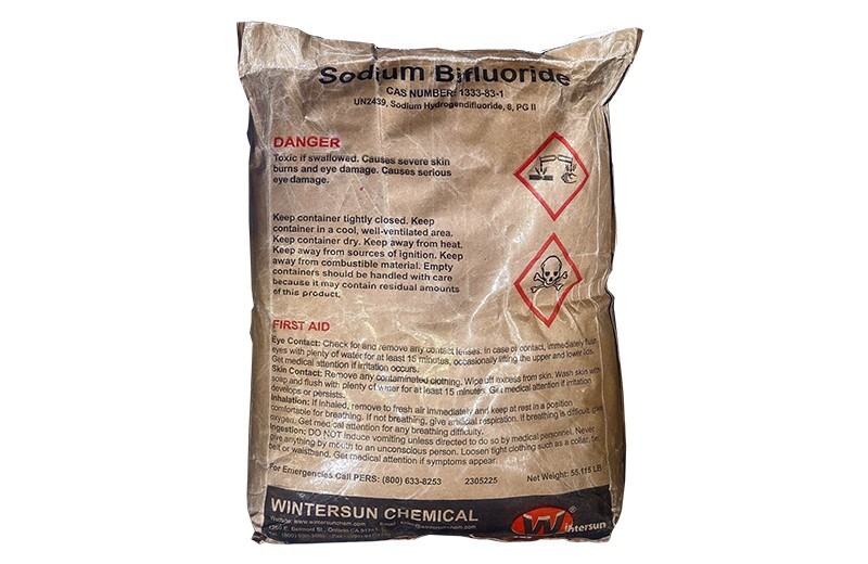 Sodium Bifluoride (Sodium Hydrogen Difluoride)[CAS_1333-83-1]+98% White 55.12 LB