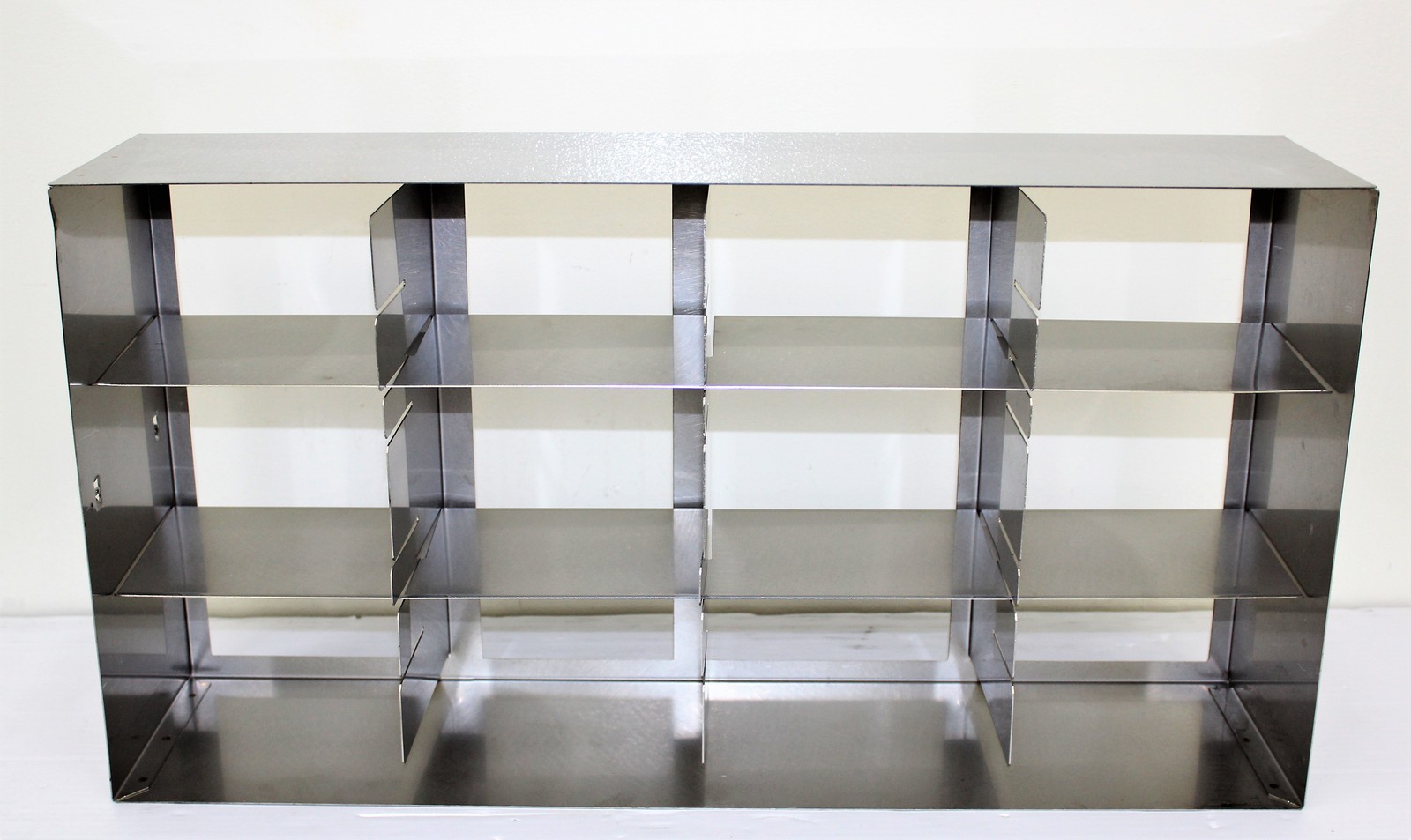 N/A Stainless Steel Freezer Rack ULT Holds 12 Boxes Adjustable Shel (3364444)