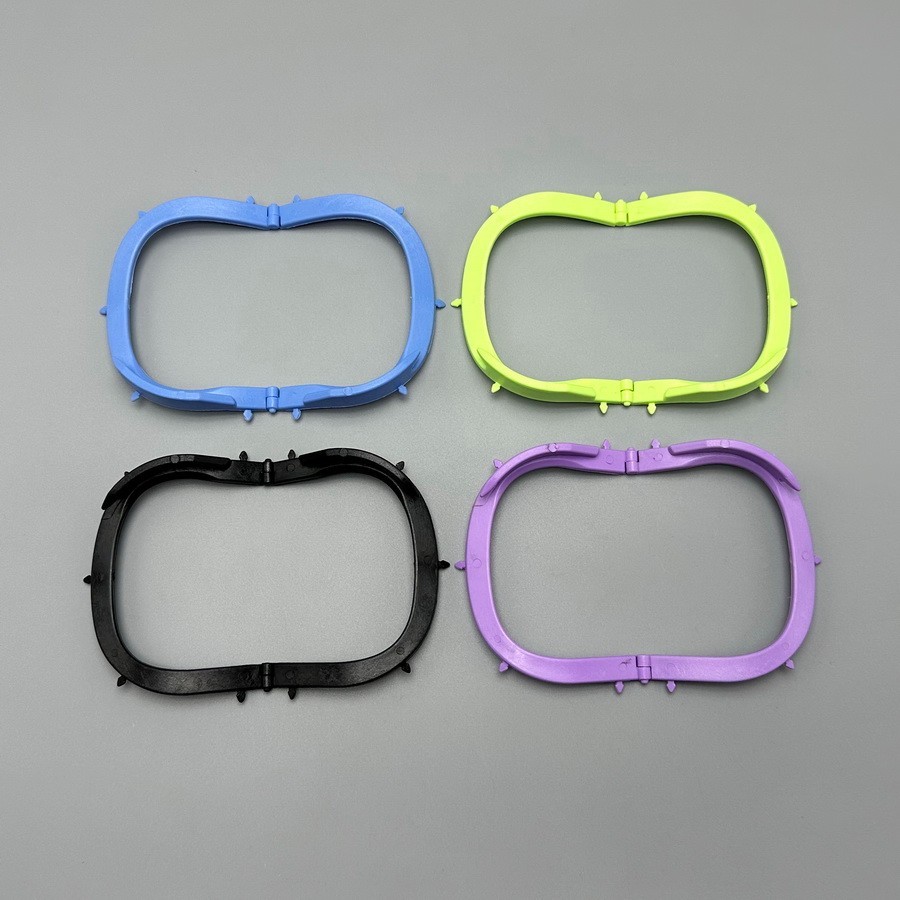 Dental Frame Hager Light X-Ray Film Bracket Rubber Dam Sheet Frames Mix Color*10