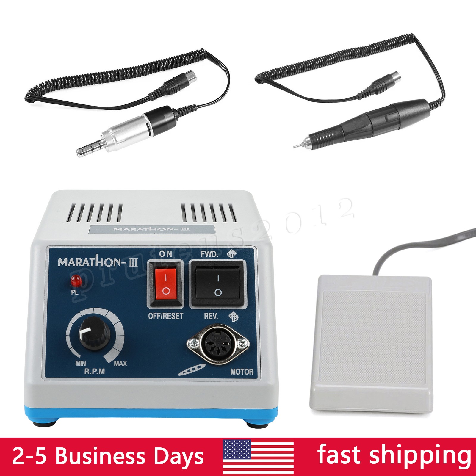 Dental Lab Marathon III Micromotor Polishing N3 Unit/35K RPM Low Speed Handpiece