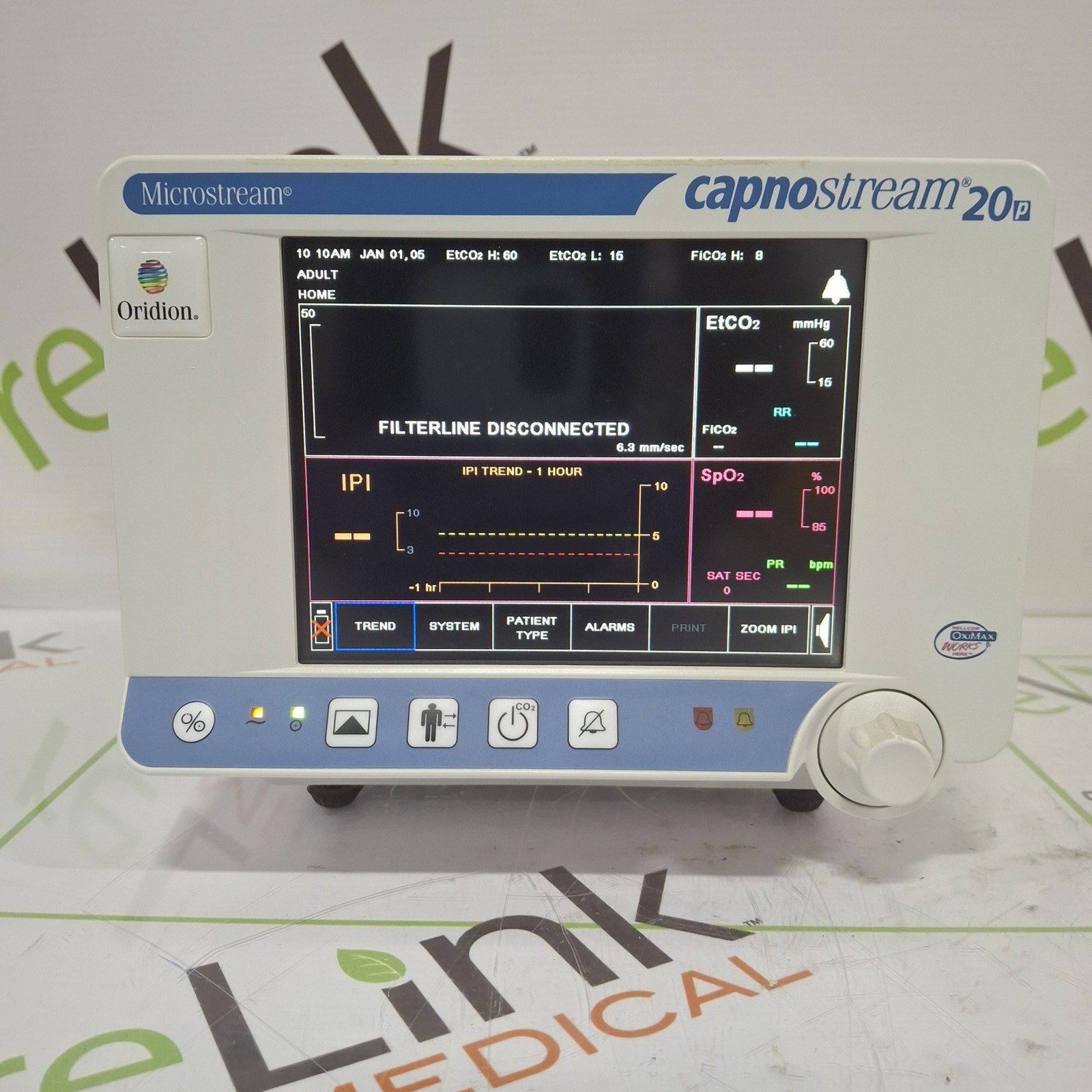 Oridion Capnostream 20P Capnography Monitor