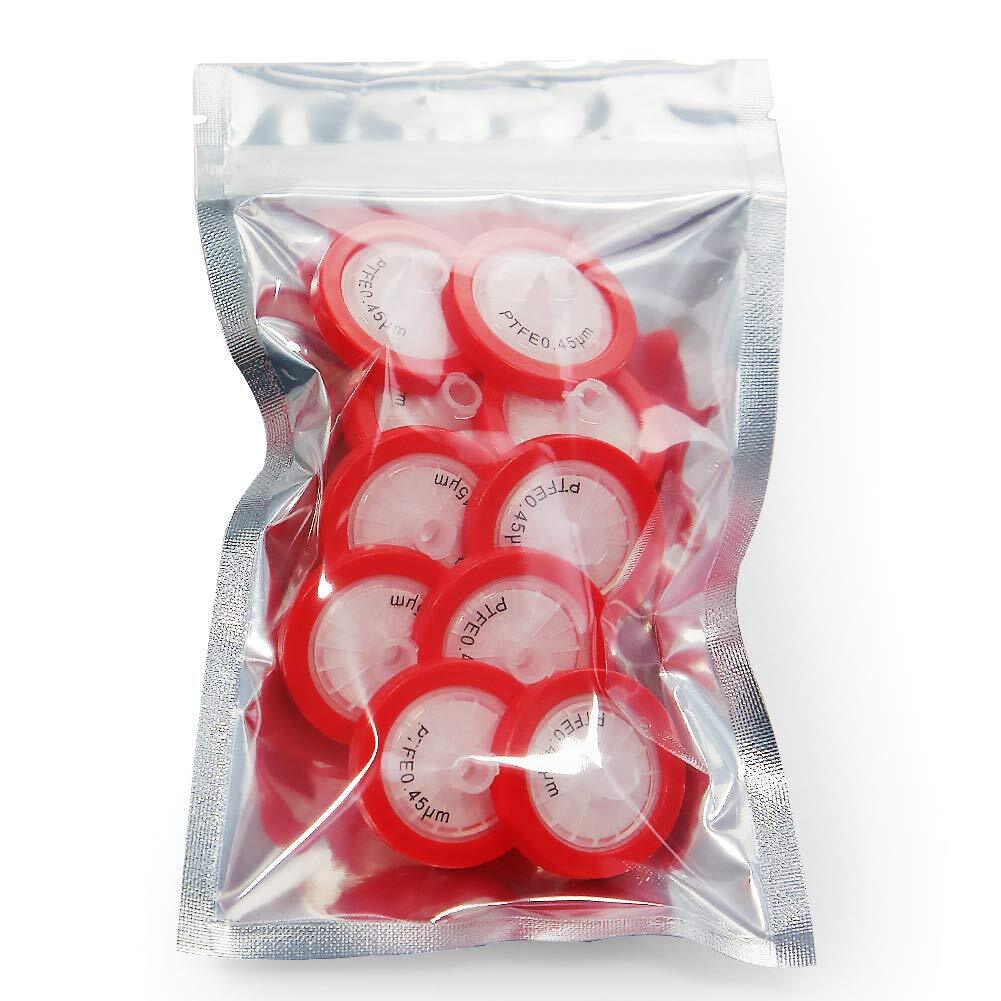 500PCS 15mL Centrifuge Test Tubes+ PTFE Syringe Filters 0.22μm/0.45μm 13mm/25mm