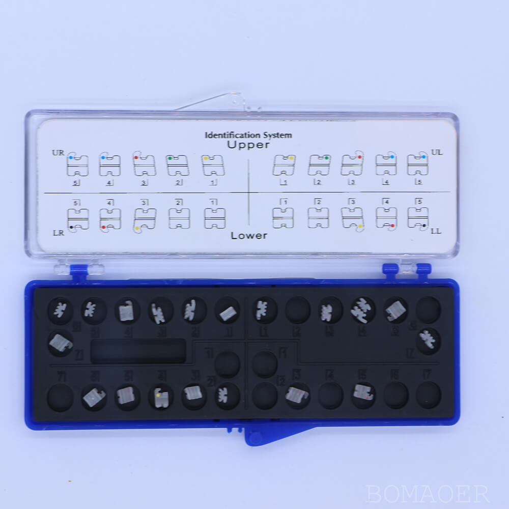 10 kits dental orthodontic ceramic bracket brace Roth 022 345 hooks 20pcs/kit