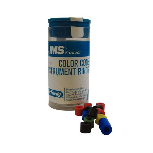 Hu-Friedy IMS-1280 Regular Color Code Instrument Rings Assorted 90/Pk