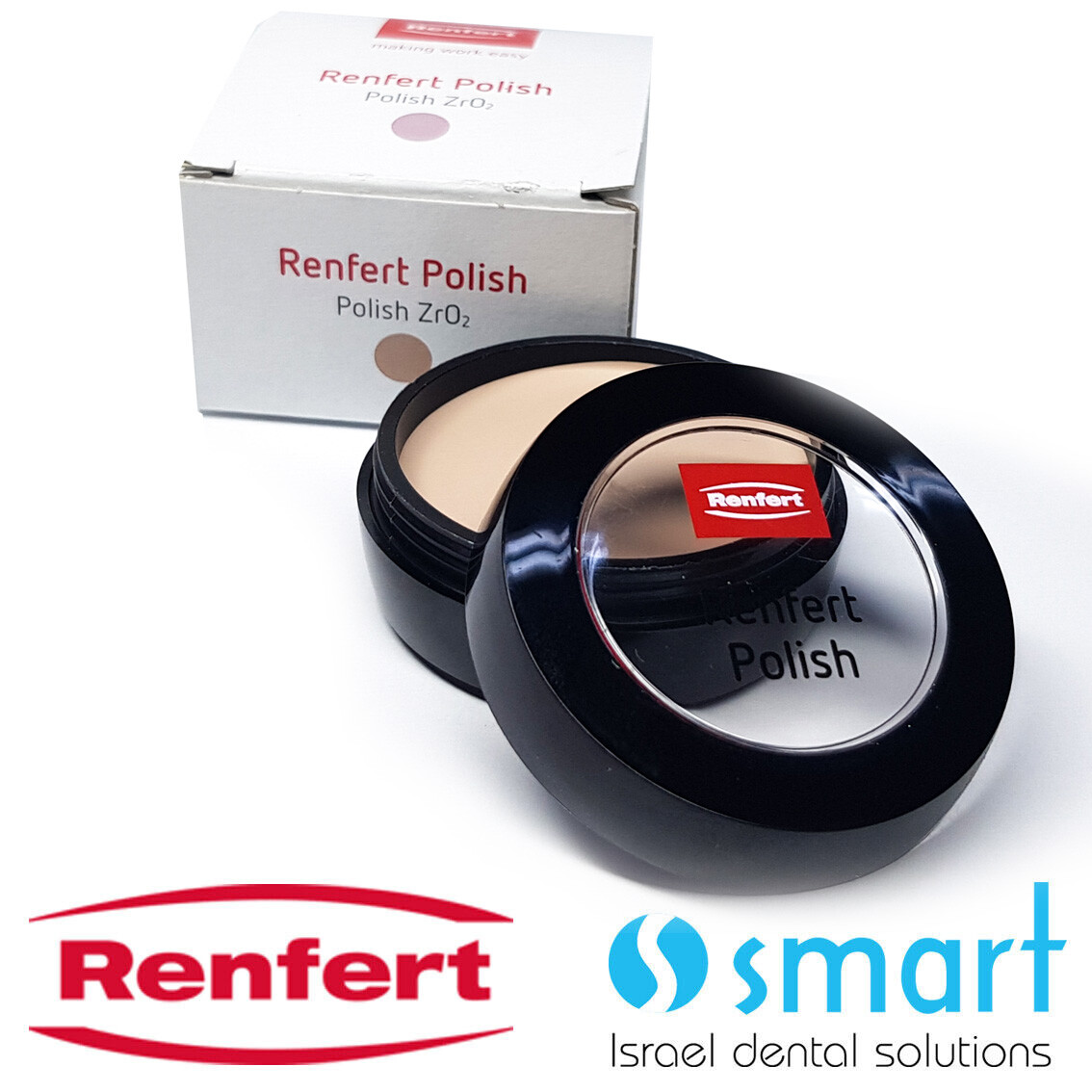 Dental Renfert Polish Diamond paste ZrO2 zirconia 18 gr zirconium oxide 5101100