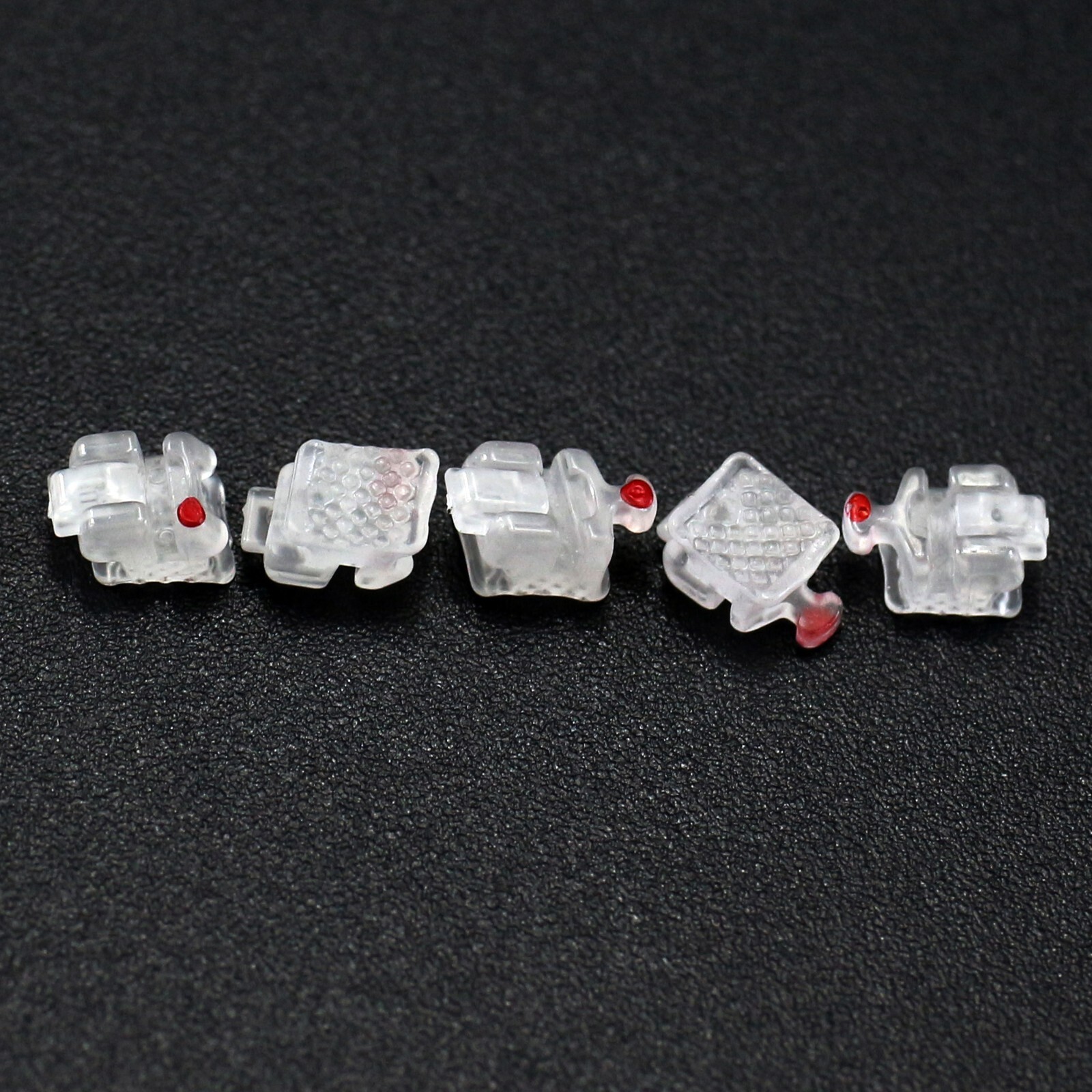 Dental Ceramic Brackets Orthodontic Self Ligating Braces Roth MBT Aesthetics
