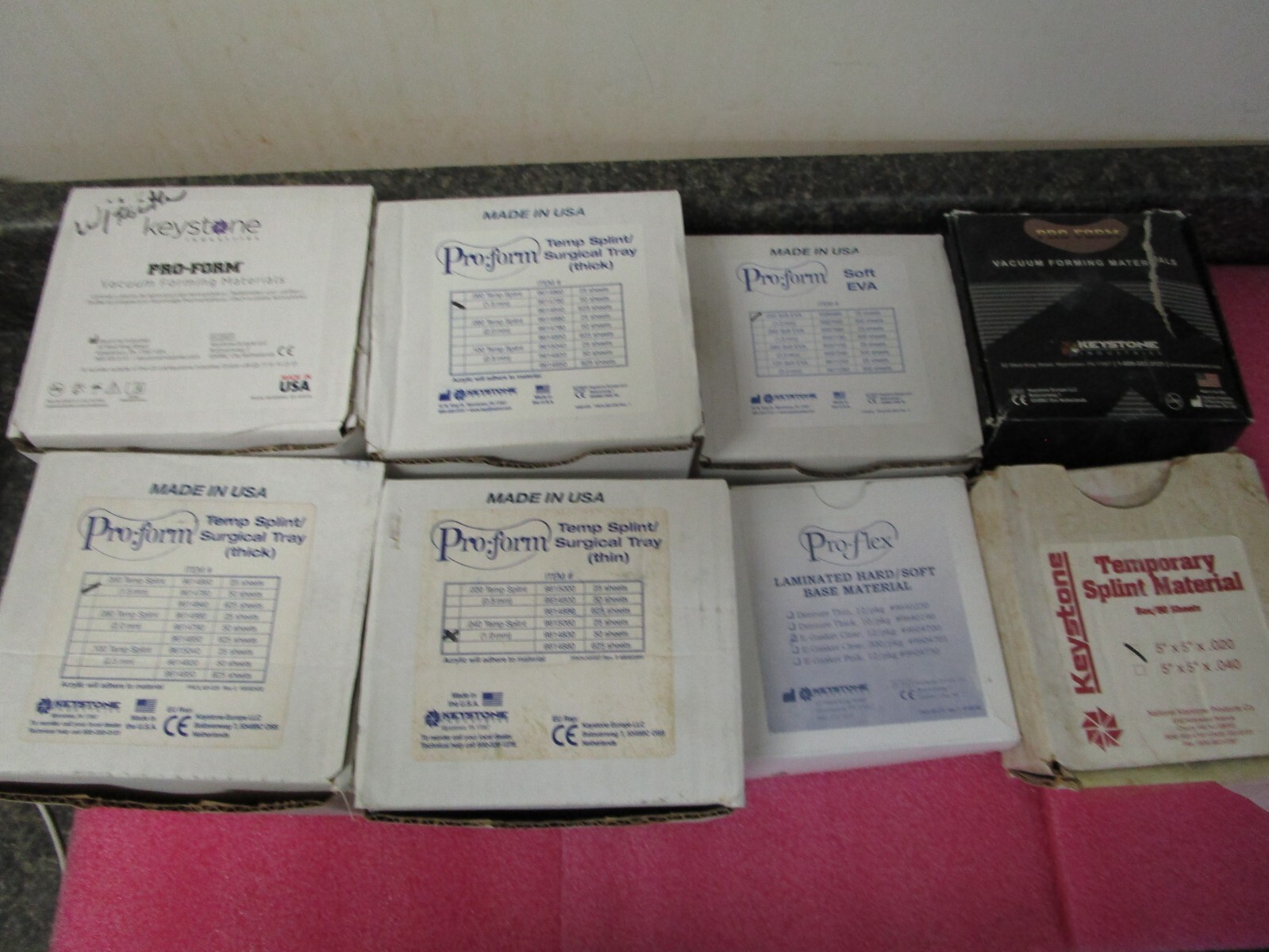 KEYSTONE PROFORM SPLINT MATERIAL Lot – 8 Boxes