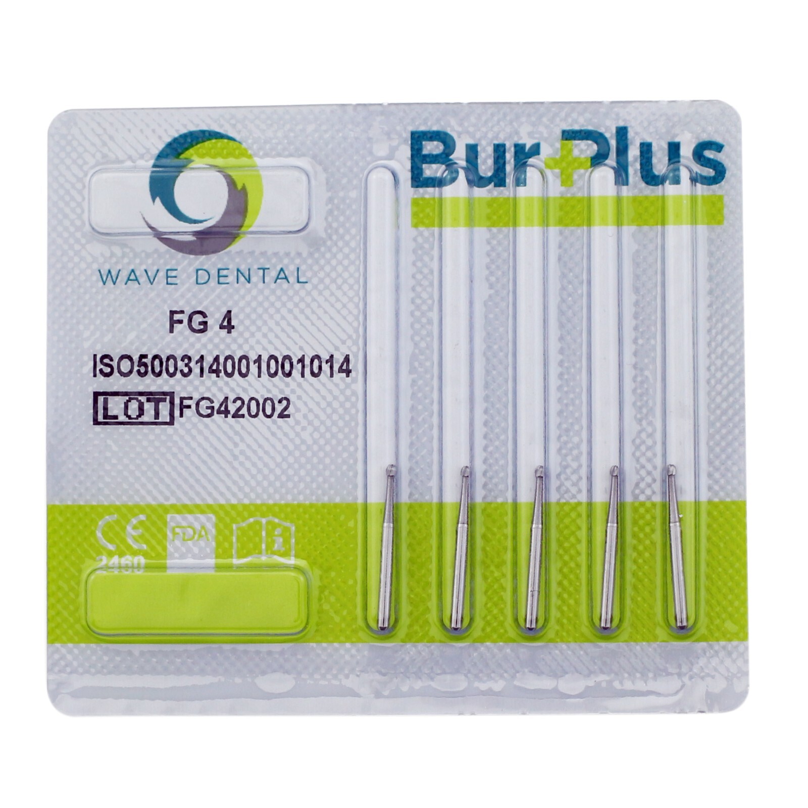 Wave Dental Carbide Burs Round Ball High Speed Burr Friction Grip FG 1/4 1/2 4 6
