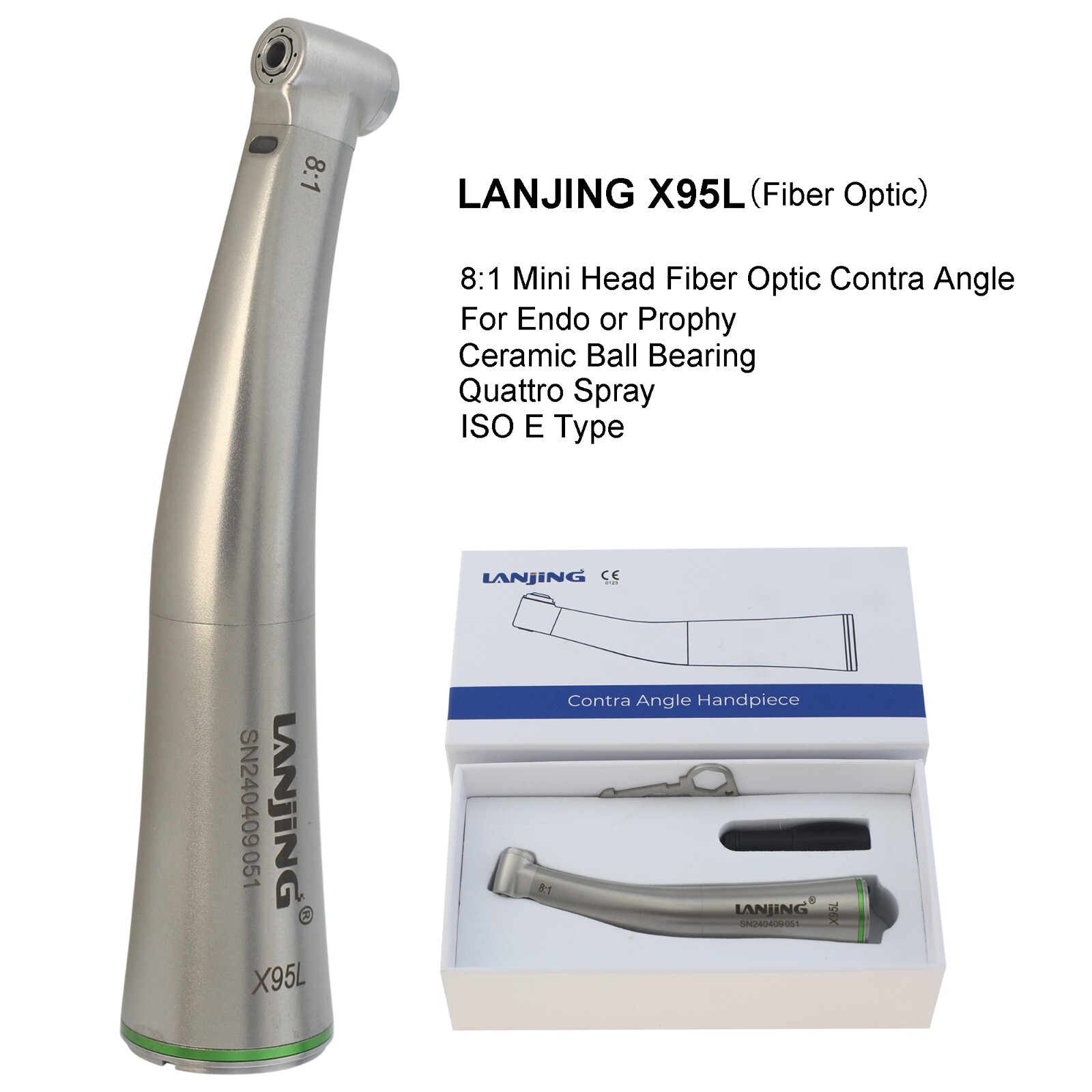 COXO Dental Wave One Handpiece 6:1 8:1 Endo Contra Angle For Dentsply NSK NLZ