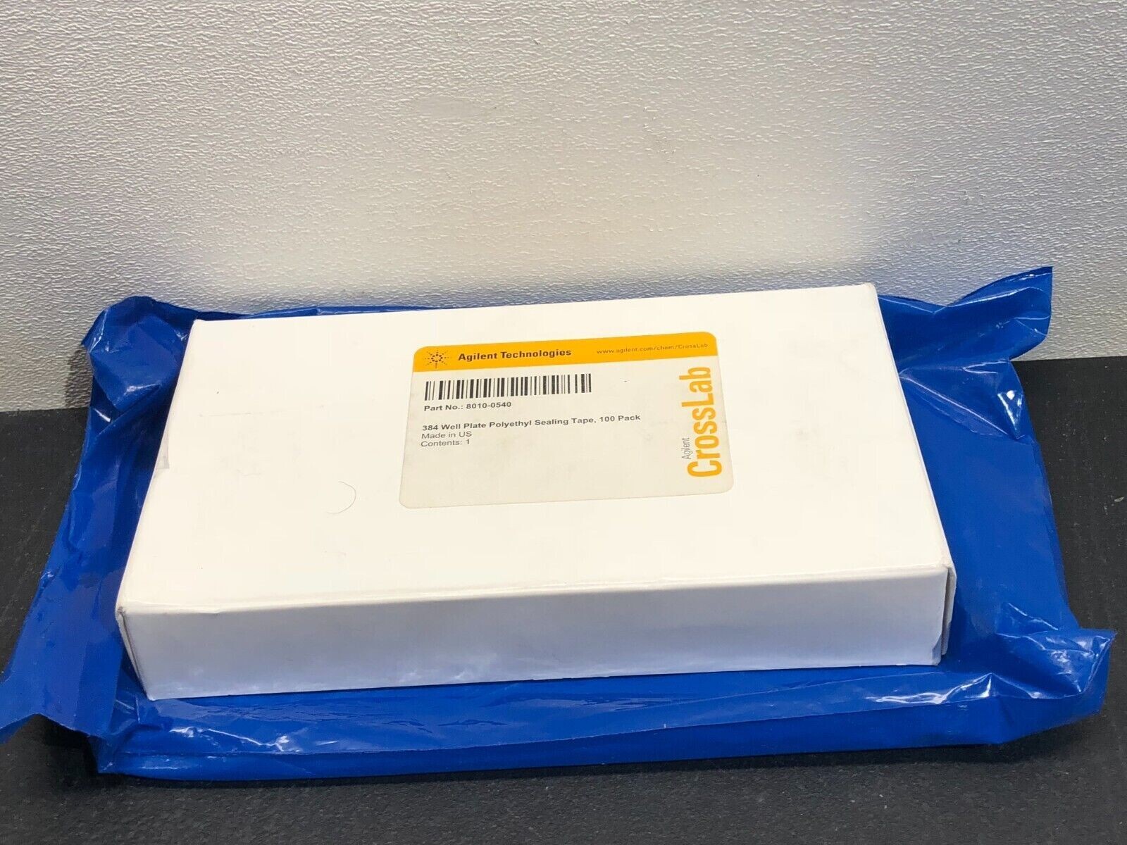 Agilent Technologies PN 8010-0540 Plate 384 Well Polyethyl Sealing Tape 100 Pack