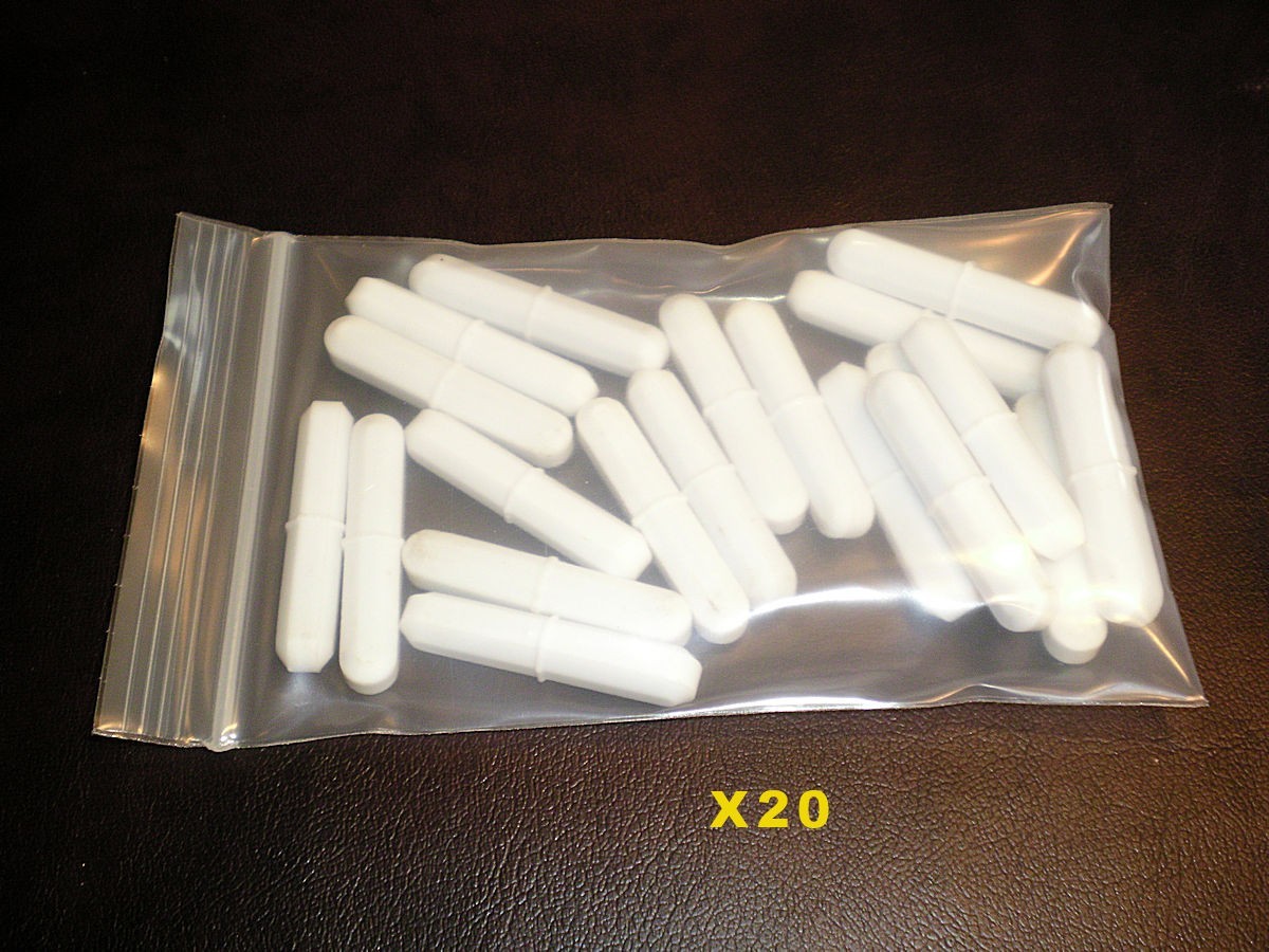 USED 20 pc Lot 2″ PTFE Octagon Magnetic Stir Bar Stirring Spinbar 2 inch Big