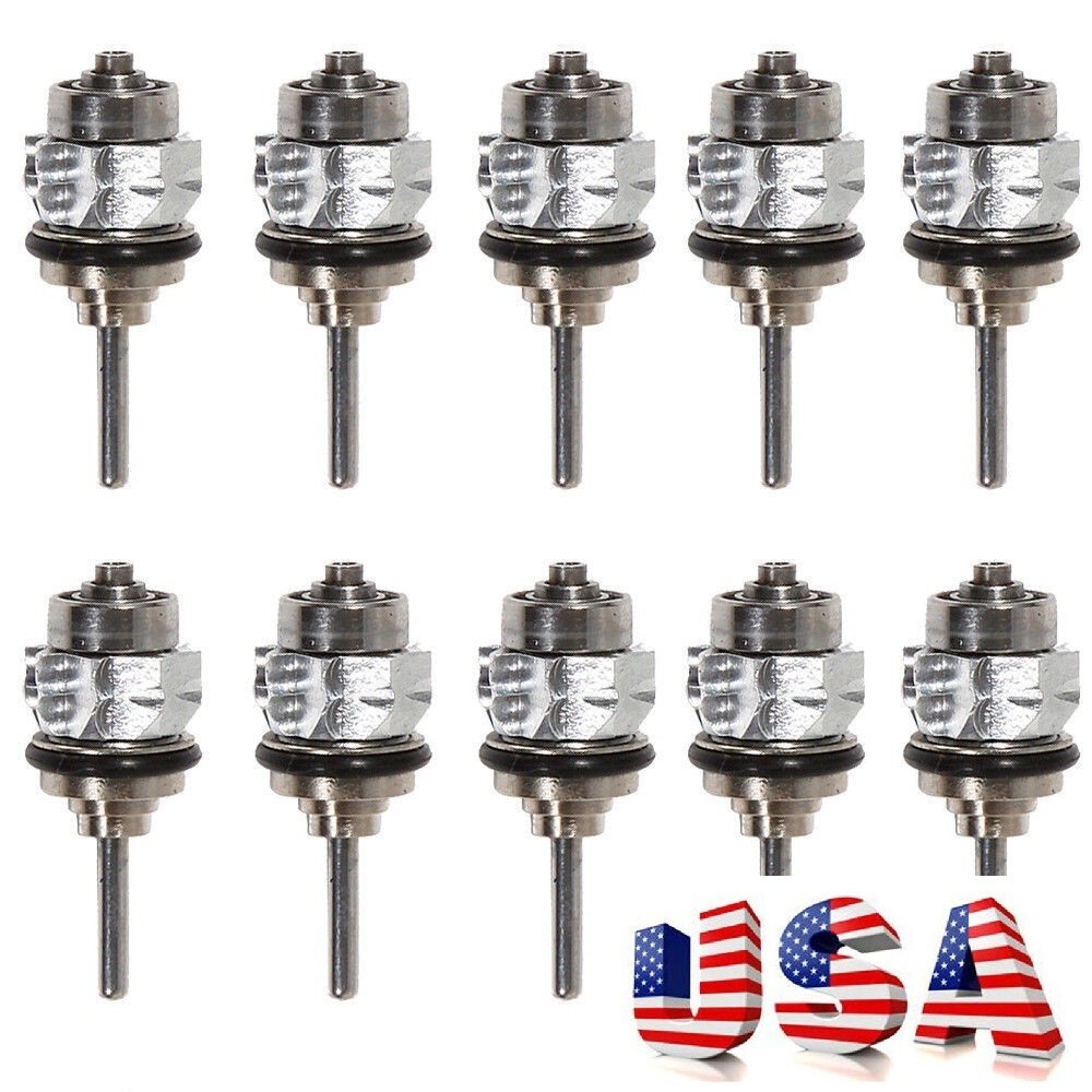 10x Dental Cartridge Turbine for NSK High Speed Push Button Handpiece STNABT USA