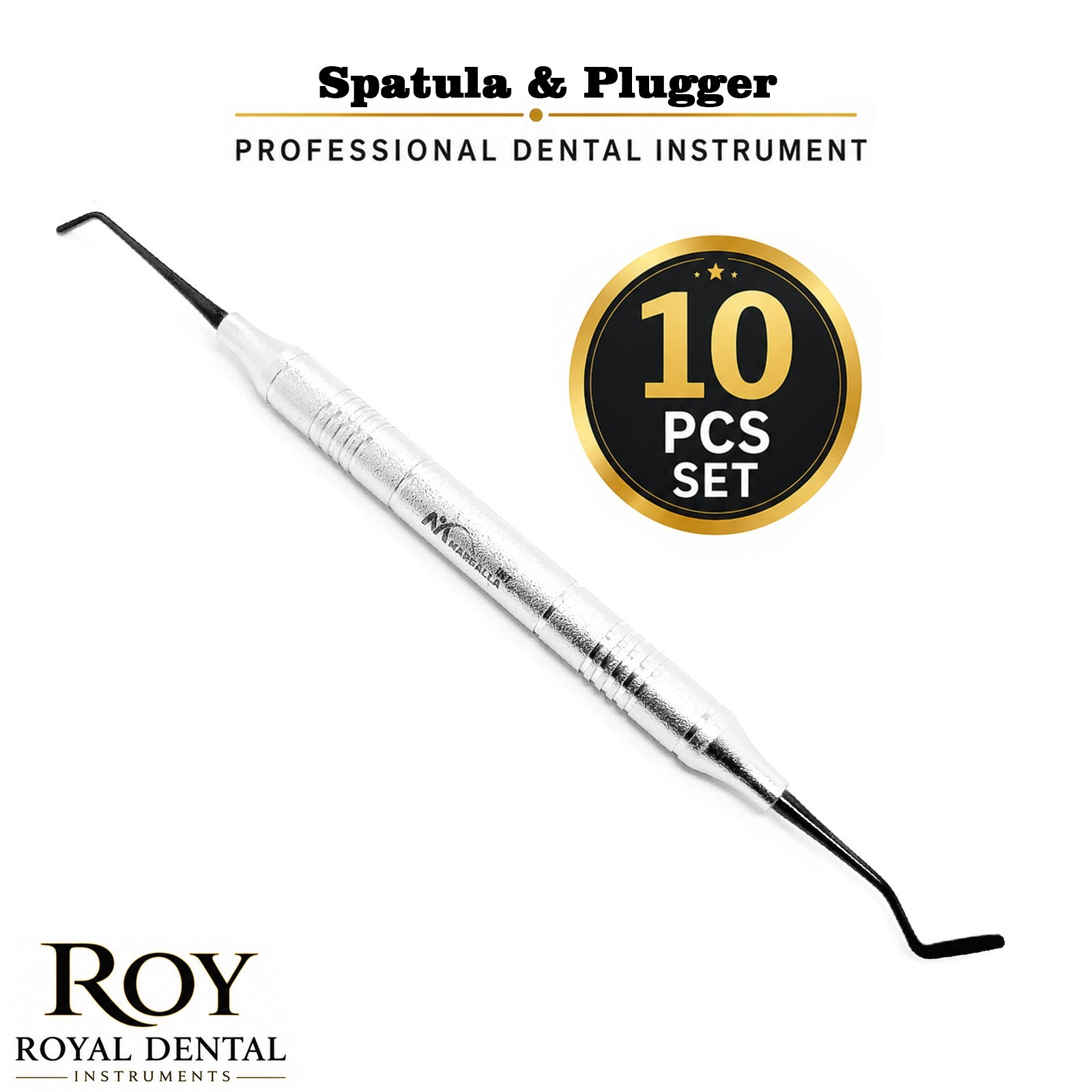 Dental Composite Filling Instruments Spatula & Plugger Titanium black Tips
