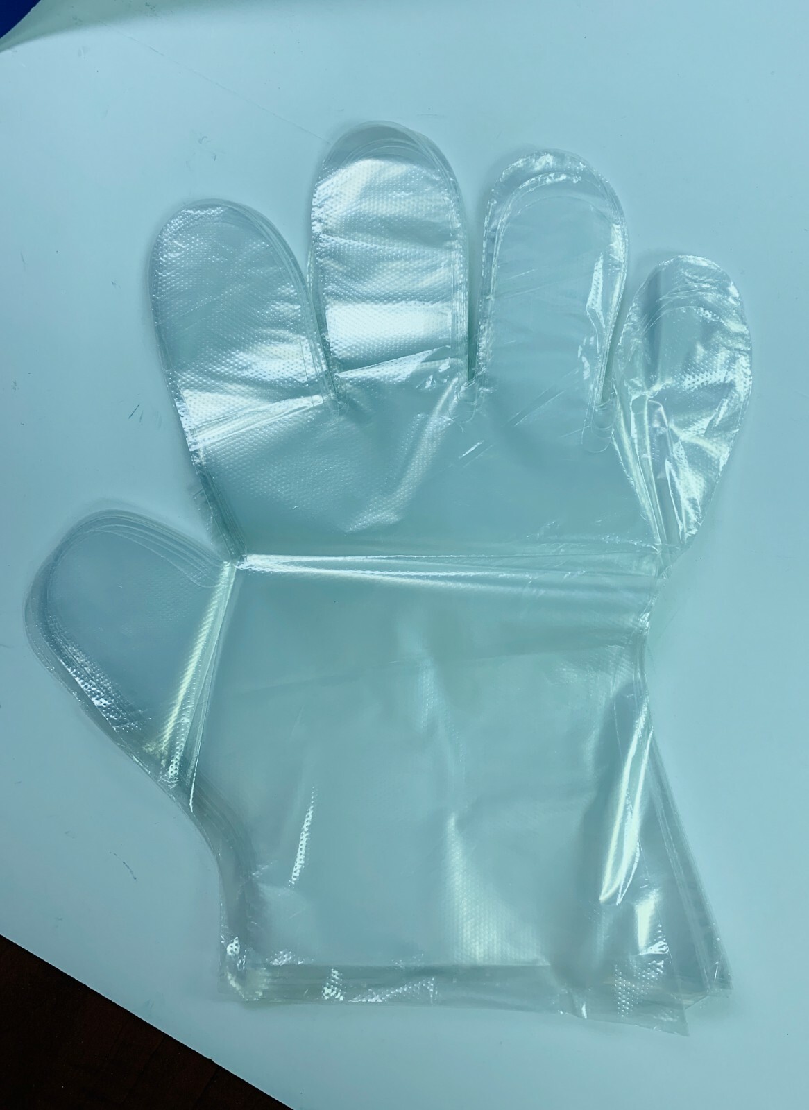 2000 PCS A.W.T. Disposable Clear PE Gloves, Heavyweight, Large (L), PGH-50